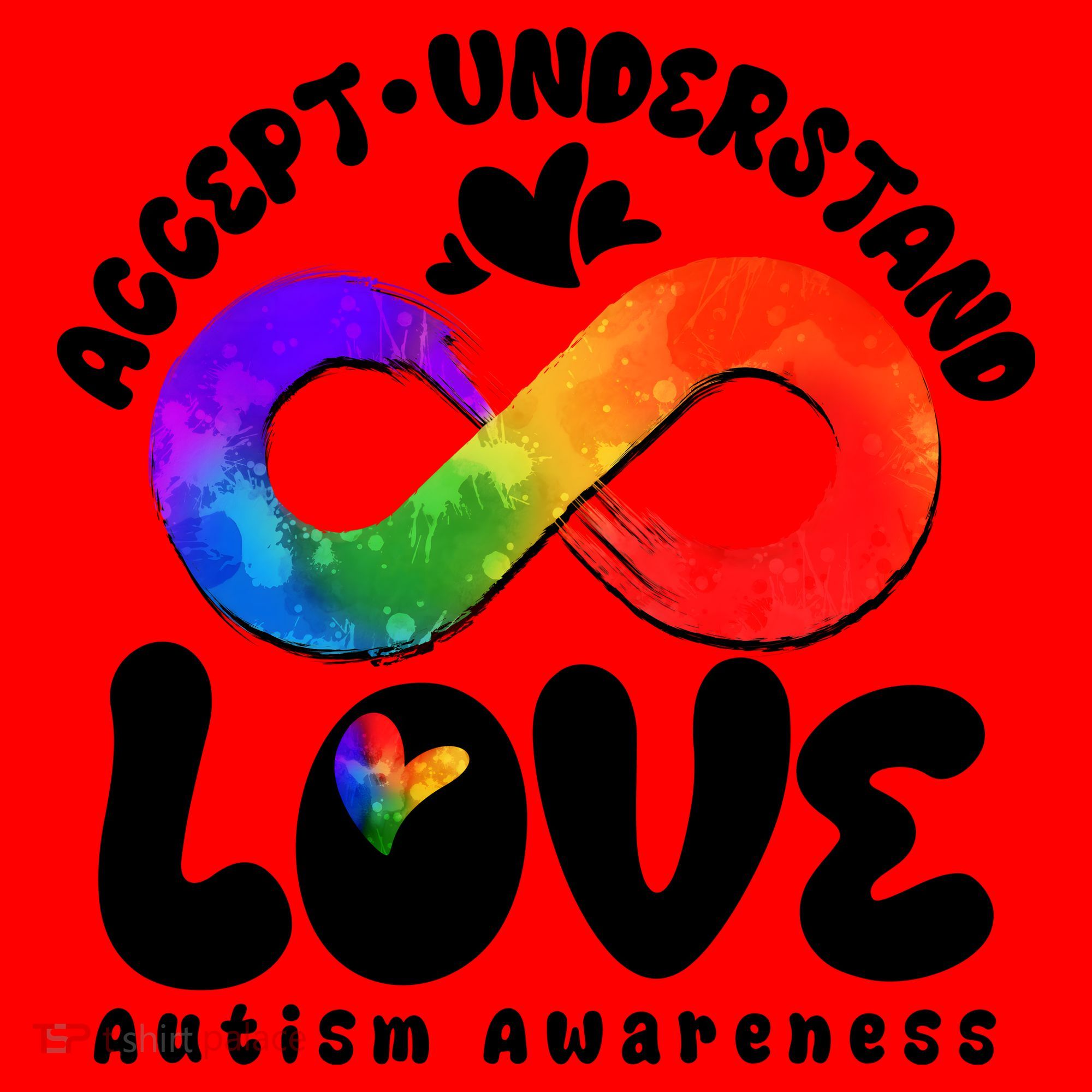 Accept Understand Love Autism Awareness Santa Hat