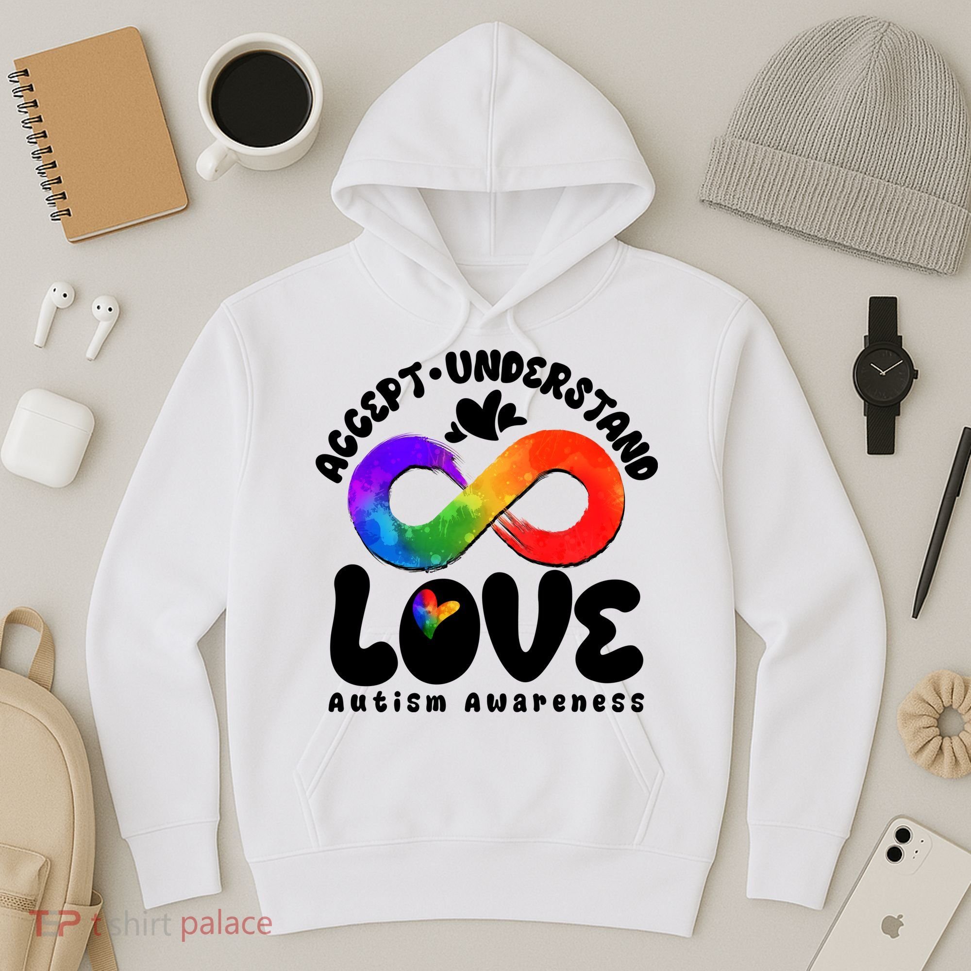 Accept Understand Love Autism Awareness Hoodie