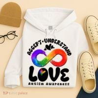 Accept Understand Love Autism Awareness Hoodie thumb 4