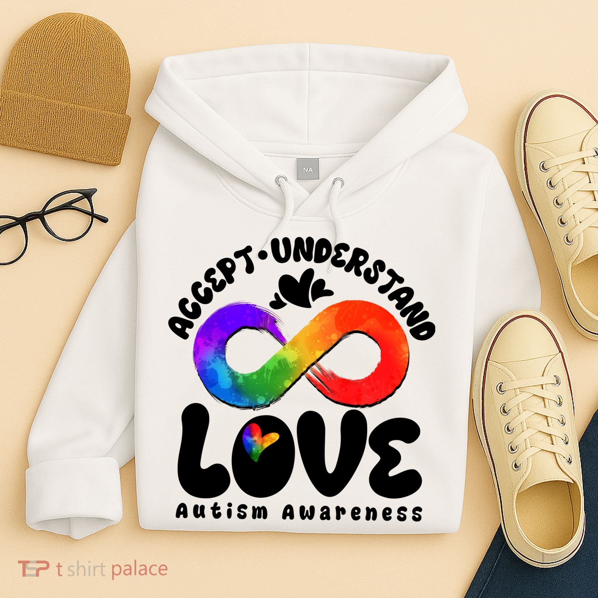 Accept Understand Love Autism Awareness Hoodie