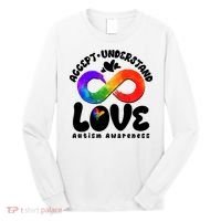 Accept Understand Love Autism Awareness Long Sleeve Shirt thumb 0
