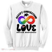 Accept Understand Love Autism Awareness Sweatshirt thumb 0