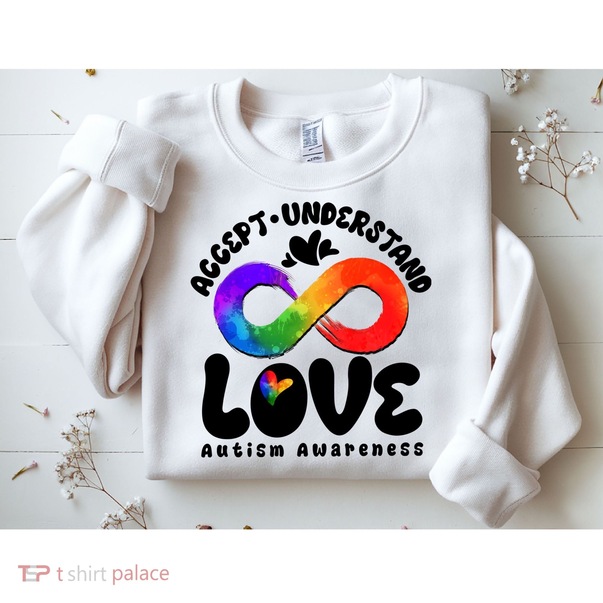 Accept Understand Love Autism Awareness Sweatshirt
