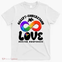 Accept Understand Love Autism Awareness T-Shirt thumb 0