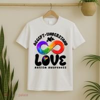 Accept Understand Love Autism Awareness T-Shirt thumb 2