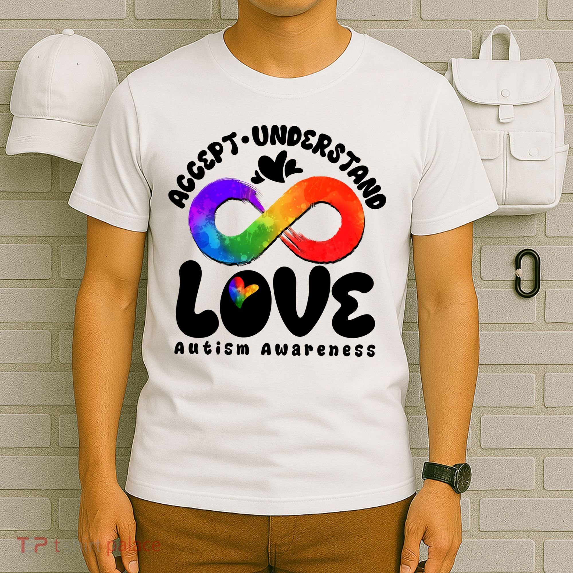 Accept Understand Love Autism Awareness T-Shirt