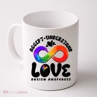 Accept Understand Love Autism Awareness Coffee Mug thumb 0