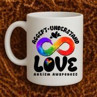 Accept Understand Love Autism Awareness Coffee Mug thumb 2