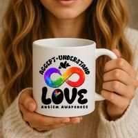 Accept Understand Love Autism Awareness Coffee Mug thumb 3