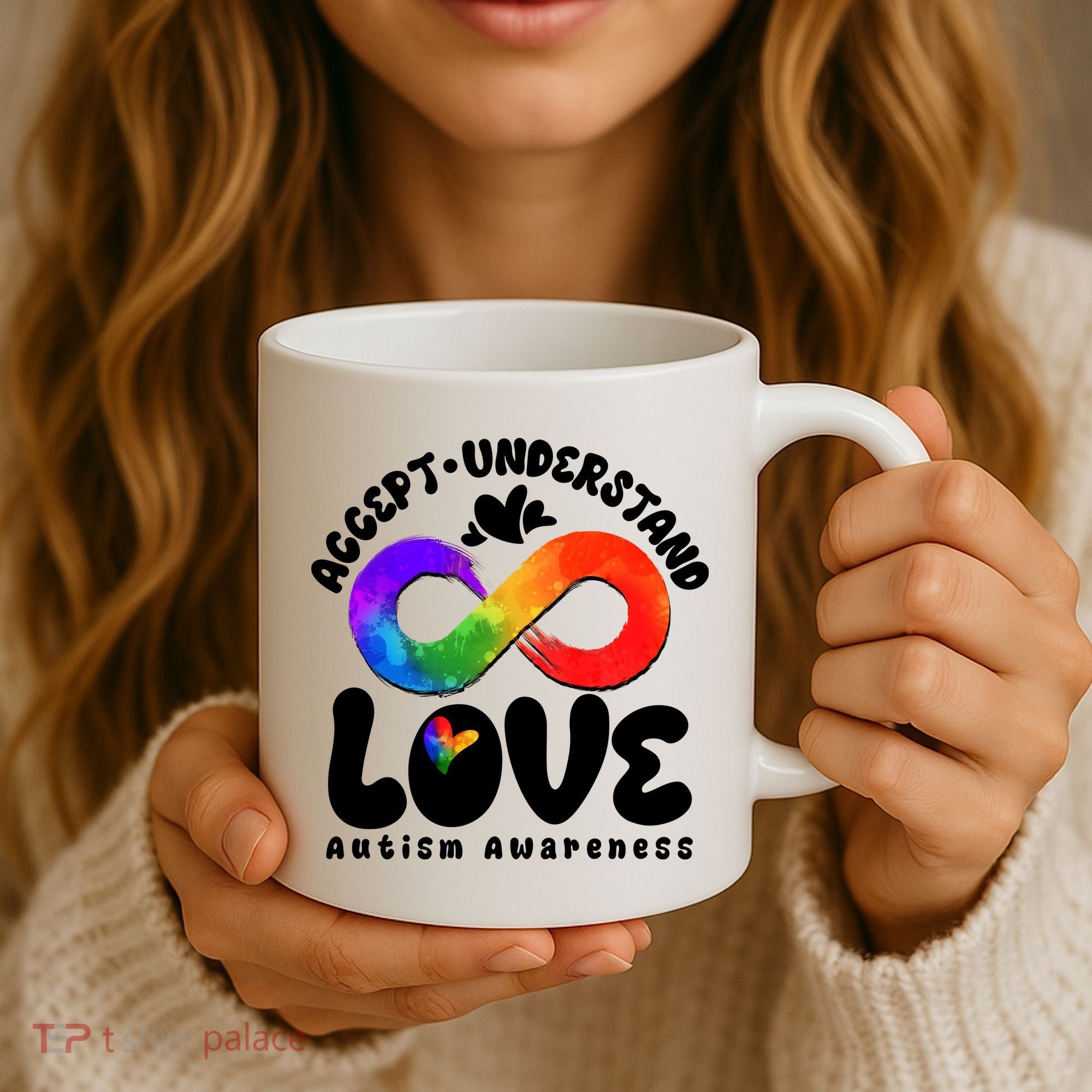 Accept Understand Love Autism Awareness Coffee Mug