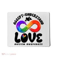 Accept Understand Love Autism Awareness Mousepad thumb 0