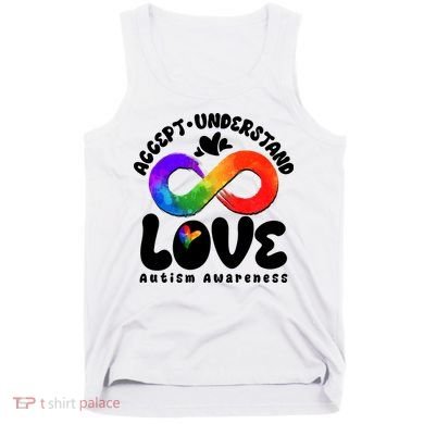 Accept Understand Love Autism Awareness Tank Top