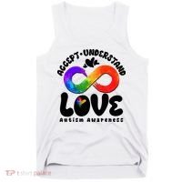 Accept Understand Love Autism Awareness Tank Top thumb 0