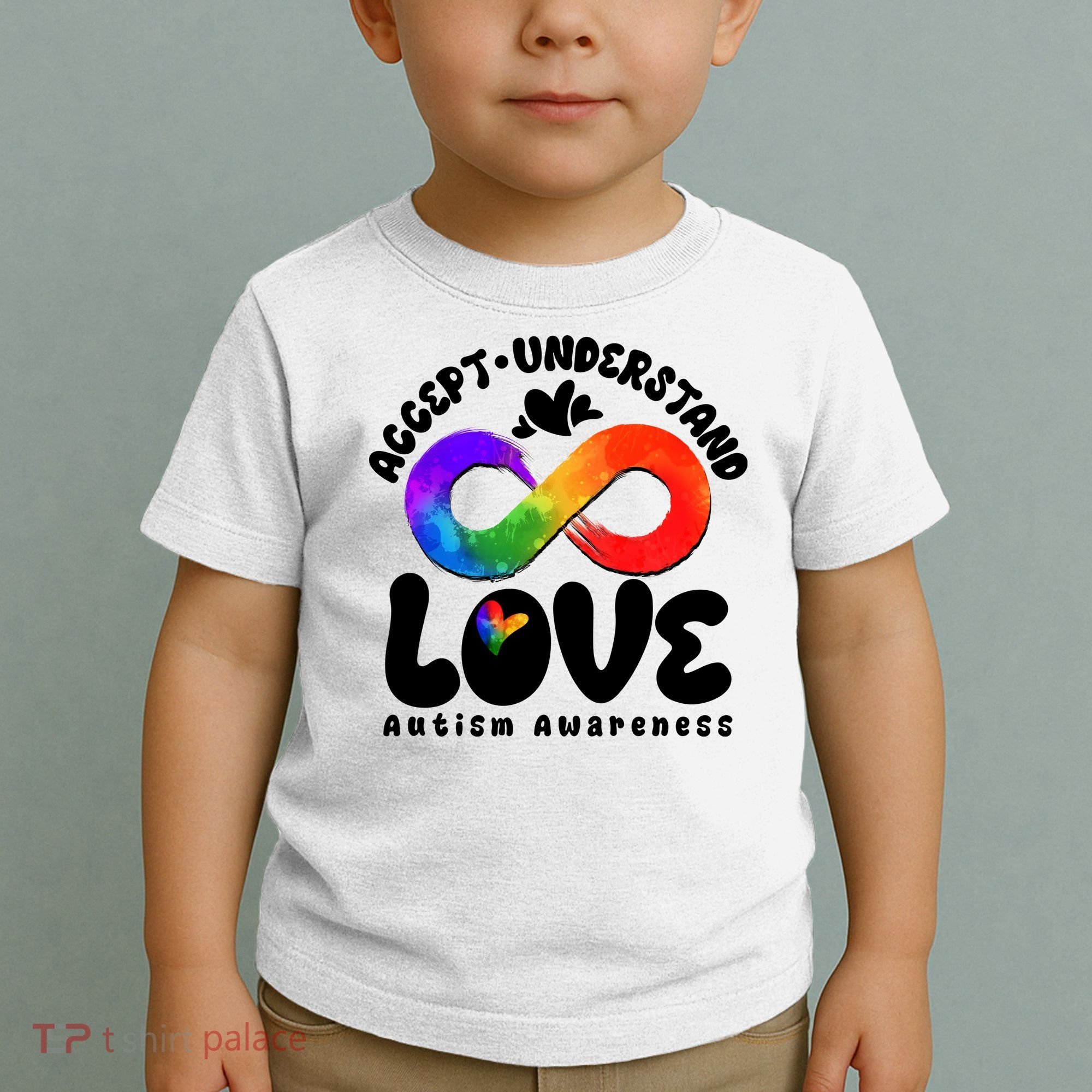 Accept Understand Love Autism Awareness Toddler T-Shirt