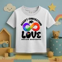 Accept Understand Love Autism Awareness Toddler T-Shirt thumb 3