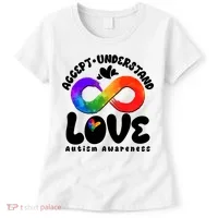Accept Understand Love Autism Awareness Women's T-Shirt thumb 0