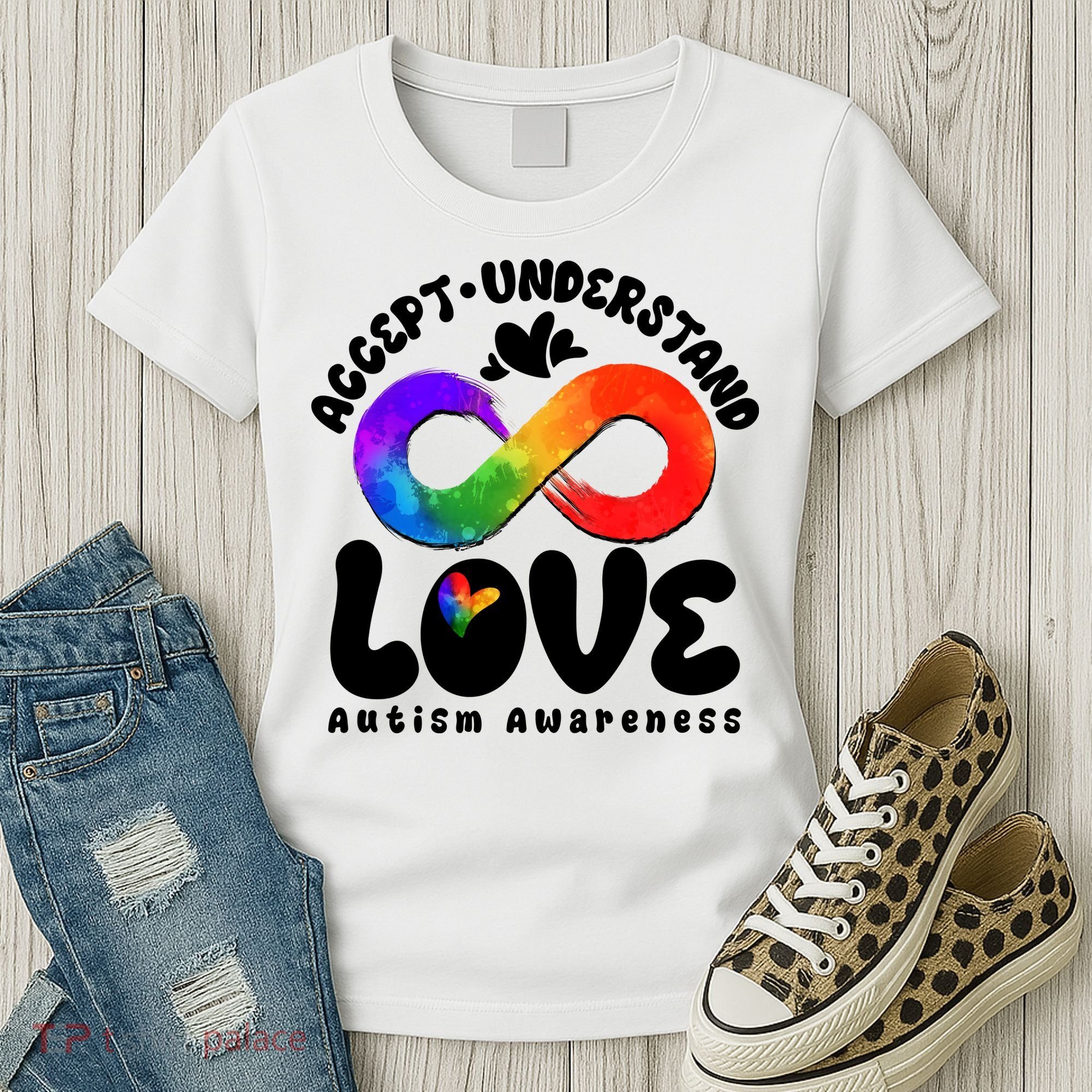 Accept Understand Love Autism Awareness Women's T-Shirt