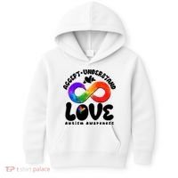 Accept Understand Love Autism Awareness Kids Hoodie thumb 0