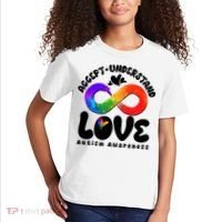 Accept Understand Love Autism Awareness Kids T-Shirt thumb 2