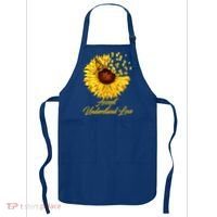 Accept Understand Love Sunflower Autism Apron thumb 0