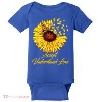 Accept Understand Love Sunflower Autism Baby Bodysuit thumb 0