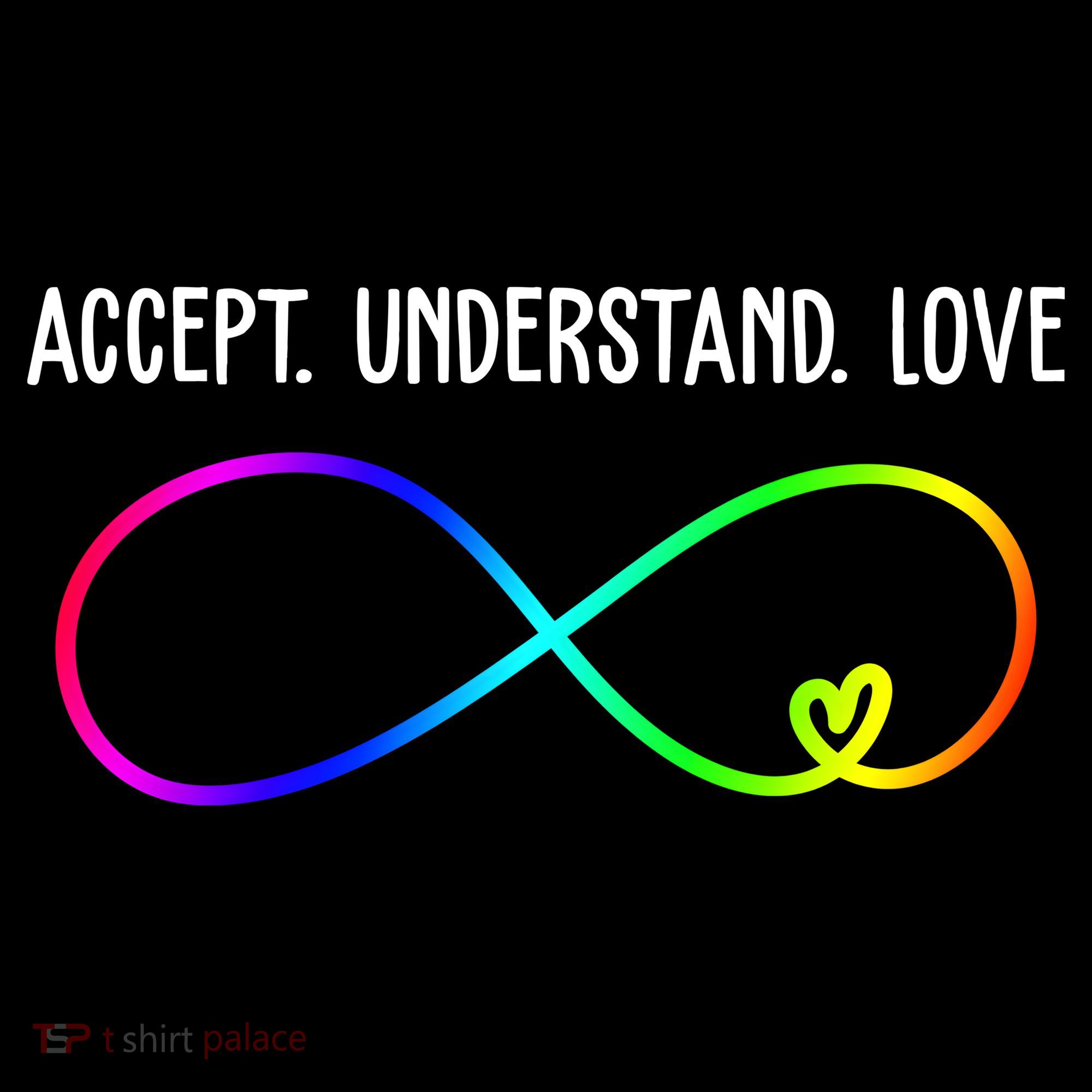 Accept Under Love Neurodiversity Autism Rainbow Visor