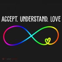 Accept Under Love Neurodiversity Autism Rainbow Tote Bag thumb 4