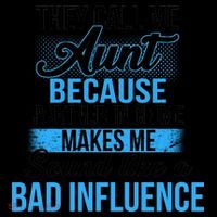 Aunt Partner In Crime Bad Influence Coffee Mug thumb 5