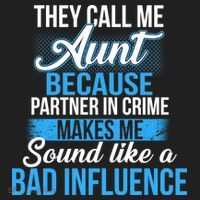 Aunt Partner In Crime Bad Influence Beanie thumb 2