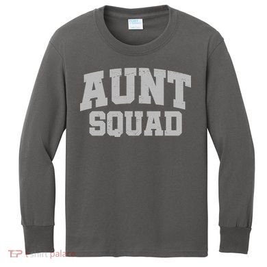 Aunt Squad Kids Long Sleeve Shirt