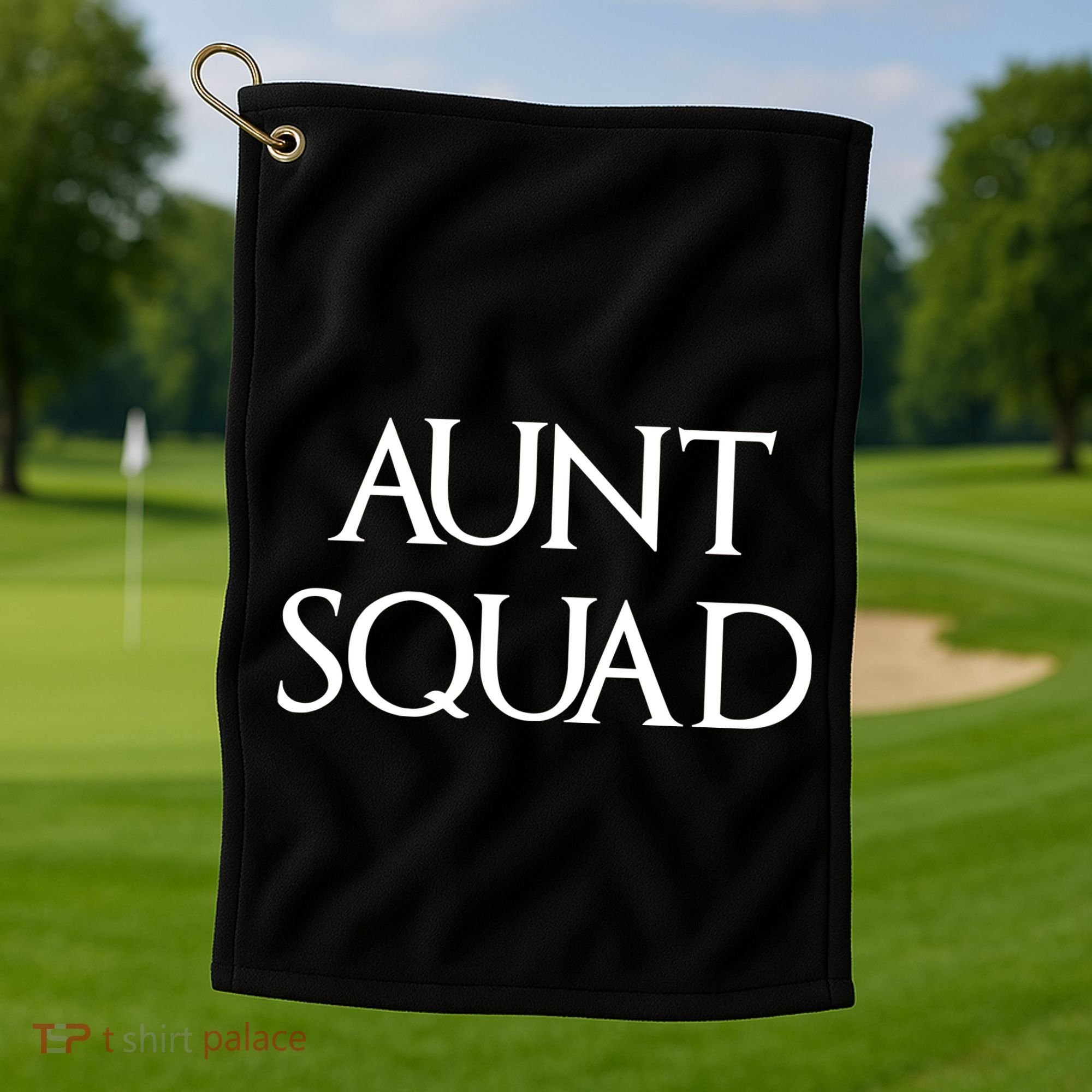Aunt Squad Aunty to Be Golf Towel