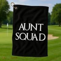 Aunt Squad Aunty to Be Golf Towel thumb 1