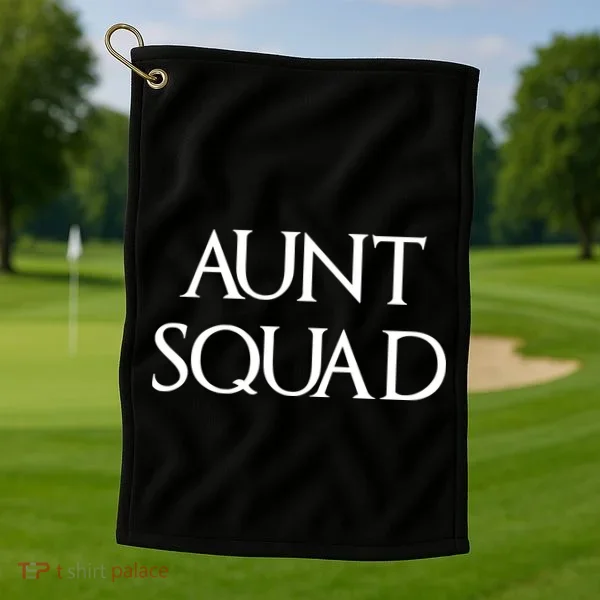 Aunt Squad Aunty to Be Golf Towel