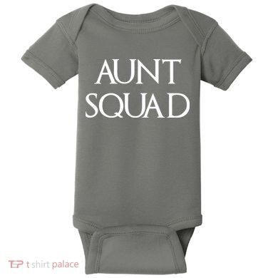 Aunt Squad Aunty to Be Baby Bodysuit