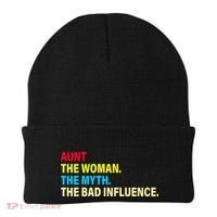Aunt The Woman The Myth The Bad Influence Beanie thumb 0