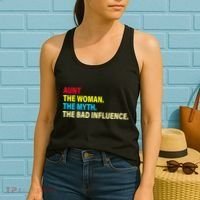 Aunt The Woman The Myth The Bad Influence Women's Tank Top thumb 2