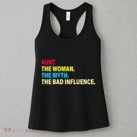 Aunt The Woman The Myth The Bad Influence Women's Tank Top thumb 3
