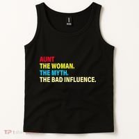 Aunt The Woman The Myth The Bad Influence Tank Top thumb 2