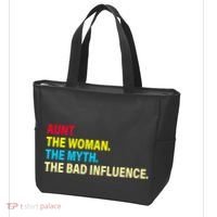 Aunt The Woman The Myth The Bad Influence Tote Bag thumb 3