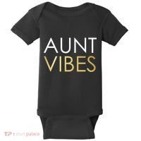 Aunt Vibes Baby Bodysuit thumb 0