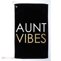 Aunt Vibes Golf Towel thumb 0