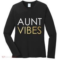 Aunt Vibes Women's Long Sleeve Shirt thumb 0