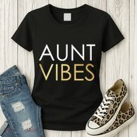 Aunt Vibes Women's T-Shirt thumb 3