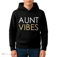 Aunt Vibes Kids Hoodie thumb 4