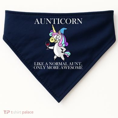 Aunticorn Like A Normal Aunt Only More Awesome USA-Made Doggie Bandana