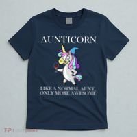 Aunticorn Like A Normal Aunt Only More Awesome T-Shirt thumb 5