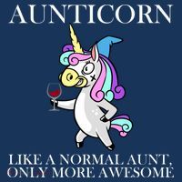 Aunticorn Like A Normal Aunt Only More Awesome T-Shirt thumb 7