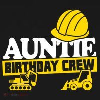 Auntie Birthday Crew Construction Party Backpack thumb 2