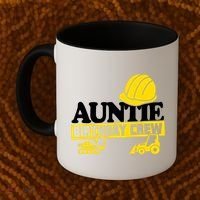 Auntie Birthday Crew Construction Party Coffee Mug thumb 2