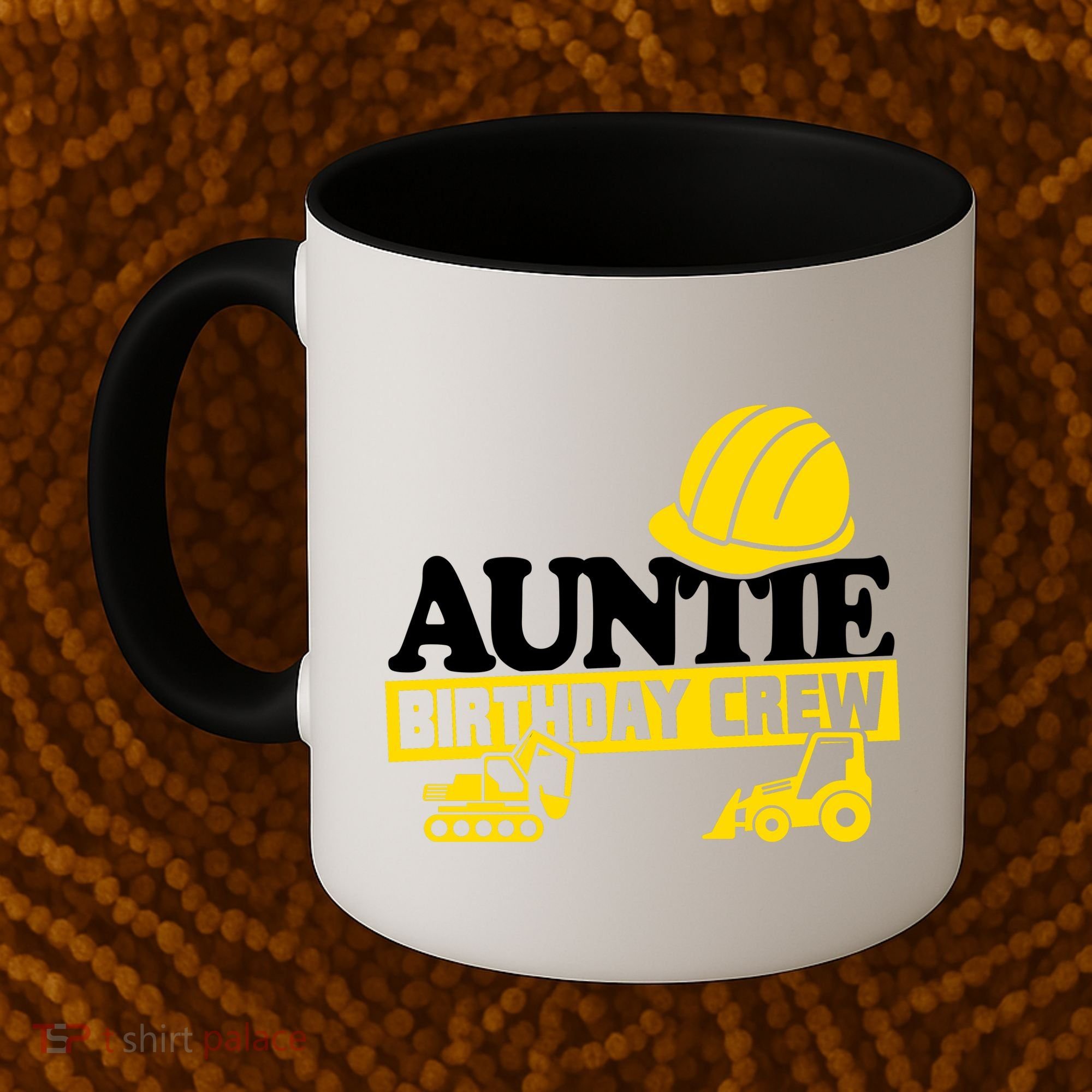 Auntie Birthday Crew Construction Party Coffee Mug